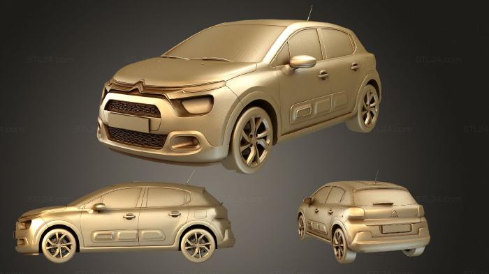 Vehicles (citroen c3 2020, CARS_1169) 3D models for cnc